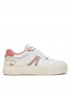 Sneakersy damskie - Lacoste Sneakersy L002 Evo 747SFA0050 Biały - miniaturka - grafika 1