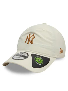 New Era Czapka z daszkiem New York Yankees Recycled 9Twenty 60595203 Écru - Czapki i chusty sportowe męskie - miniaturka - grafika 1