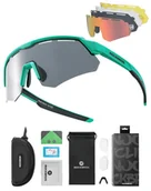 Okulary sportowe - Okulary przeciwsłoneczne rowerowe - 4 wymienne soczewki + wkładka korekcyjna - miniaturka - grafika 1