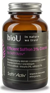 bioU Efficient Saffron by Saffr'Activ (60 kaps.) - Suplementy naturalne - miniaturka - grafika 1