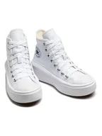 Trampki damskie - Converse Sneakersy "Chuck Taylor Move" w kolorze białym - miniaturka - grafika 1