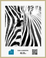 Ramki na zdjęcia - Nice Wall Rama aluminiowa 40x50 cm ALUCZ40X50 - miniaturka - grafika 1