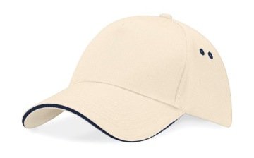 Bawełniana Czapka Z Daszkiem Sportowa Oddychająca Damska Męska 5 paneli