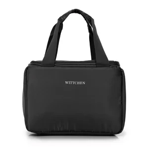 Torba na lunch zaokrąglona czarna - Akcesoria podróżnicze Torba na lunch zaokrąglona czarna - Akcesoria podróżnicze - miniaturka - grafika 1