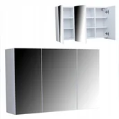 Szafki łazienkowe - Szafka Łazienkowa wisząca z lustrem szer. 80cm Producent Kod: 302 - miniaturka - grafika 1