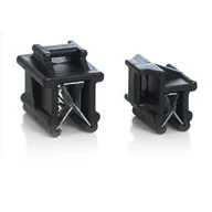 Pozostałe akcesoria sieciowe - Uchwyt do montażu na krawędzi blachy typu PTBLK-C2-S, opk=100szt. - miniaturka - grafika 1