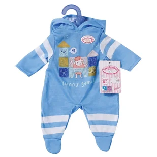 Baby Annabell Wygodne Ubranko Dla Lalki Kombinezon Z Kapturem Komplet Pajacyk Niebieski - Akcesoria dla lalek - miniaturka - grafika 1
