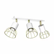 Lampy sufitowe - Milagro Dante lampa sufitowa 3 biało złota MLP7252 MLP7252 - miniaturka - grafika 1