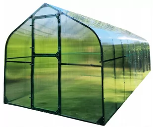 Szklarnia ogrodowa poliwęglan premium plus 250x600 15m2 kolor zielony  PTF - Szklarnie ogrodowe - miniaturka - grafika 1
