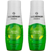 Syropy i koncentraty owocowe - Syrop SodaStream Cytryna Limonka 440ml x2 - miniaturka - grafika 1