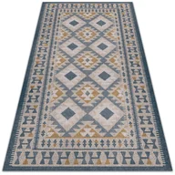 Dywany zewnętrzne - Dywan zewnętrzny tarasowy wzór Retro design 60x90 cm - miniaturka - grafika 1