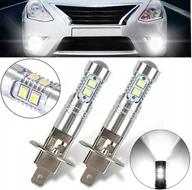 Żarówki samochodowe - 2x Żarówka Led H1 Biała 6000K 3600LM Canbus 50000H 20W 12-24V Bardzo Mocne - miniaturka - grafika 1