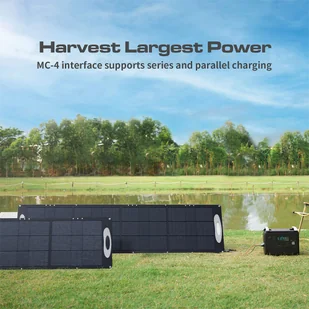 Składany przenośny panel słoneczny VDL POWER 200W, ogniwa monokrystaliczne 20V, regulowana stopka, 23,5% wydajności konwersji - Panele fotowoltaiczne Składany przenośny panel słoneczny VDL POWER 200W, ogniwa monokrystaliczne 20V, regulowana stopka, 23,5% wydajności konwersji - Panele fotowoltaiczne - miniaturka - grafika 9