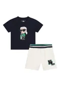 Kombinezony dla dzieci - Completo Bambino unisex Karl Lagerfeld Set shorts e t-shirt - miniaturka - grafika 1