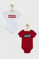 Body dla niemowląt - Levi's Body niemowlęce (2-PACK) kolor biały - miniaturka - grafika 1
