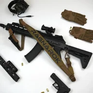 Amunicja i osprzęt ASG - RAGNAROK Pas jednodwupunktowy z szerokim naramiennikiem RAGNARR Gen.II Coyote - miniaturka - grafika 1