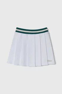 Sukienki i spódniczki dla dziewczynek - Guess spódnica dziecięca kolor biały mini rozkloszowana - grafika 1
