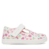 Buty dla dziewczynek - Półbuty Primigi 1355144 S Biały - miniaturka - grafika 1
