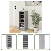 Szafki na buty - The Living Store Szafka na buty betonowa szara 31,5x35x90 cm Materiał drewnopochodny - miniaturka - grafika 1