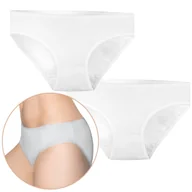 Majtki damskie - 2X MAJTKI DAMSKIE BAWEŁNIANE FIGI PEŁNE KLASYCZNE CZARNE POLSKI PRODUCENT XXL - miniaturka - grafika 1