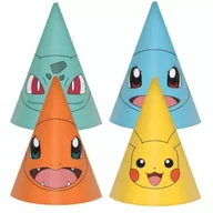 Stroje karnawałowe - Czapeczki Pokemon 16cm 8szt - miniaturka - grafika 1
