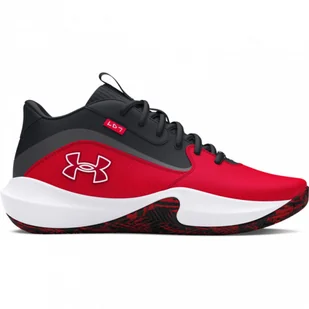Buty do koszykówki uniseks Under Armour UA Lockdown 7 - czerwone - Buty sportowe męskie - miniaturka - grafika 1