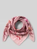 Apaszki i szaliki damskie - Chusta z detal z logo - miniaturka - grafika 1