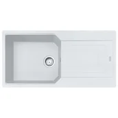 Zlewozmywaki - Franke Urban UBG 611-100 XL GSC Zlewozmywak granitowy jednokomorowy 100x50 cm biały polarny 114.0687.292 - miniaturka - grafika 1