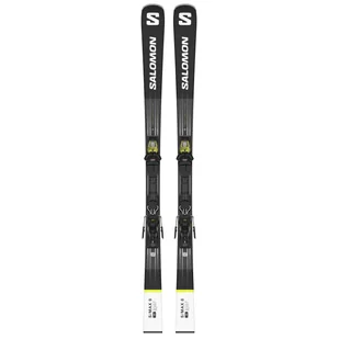 Narty SALOMON E S/MAX 8 + M11 GW L80 BLA 193128610234 L47038600 – Czarny - Narty - miniaturka - grafika 1
