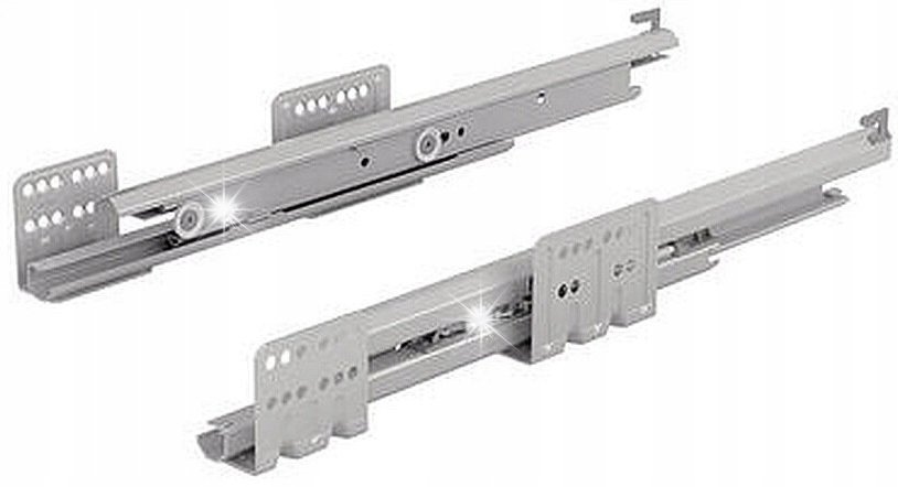 Prowadnica meblowa, wysuw ze stali ocynkowanej L.450mm 40kg HETTICH