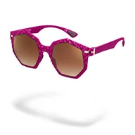 Okulary przeciwsłoneczne - AirDP Style Marta Okulary Damskie, Fioletowy, rozmiar uniwersalny - miniaturka - grafika 1