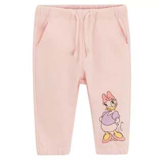 Spodnie i spodenki dla dziewczynek - Cool Club, Spodnie dresowe dziewczęce, różowe, Daisy - grafika 1