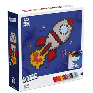 Plus-Plus Puzzle by number Rakieta - Klocki Plus-Plus Puzzle by number Rakieta - Klocki - miniaturka - grafika 1