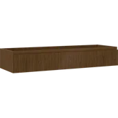 Szafki łazienkowe - Mexen Rivel szafka łazienkowa podumywalkowa 140 cm, 1 szuflada, ryflowana , orzech - 91A20-14023-1-BF86 - miniaturka - grafika 1