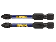 Bity - Irwin Grot, Bit, Końcówka Impact Pro Pz2 57Mm 2 Szt. I-IW6061401 5054905037321 - miniaturka - grafika 1