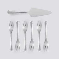 Zestawy sztućców - Komplet do ciasta Verona 7 elementów AMBITION - miniaturka - grafika 1