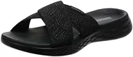 Sandały damskie - Skechers Go 600, Sandały Damskie, Czarny, 39 EU - miniaturka - grafika 1