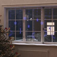 Oświetlenie świąteczne - vidaXL Lampki świąteczne z gwiazdkami i księżycami, na pilota, 138 LED vidaXL - miniaturka - grafika 1