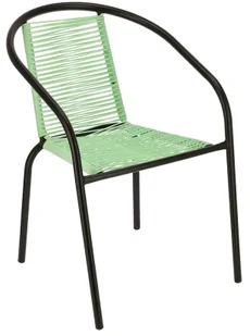 Jasnozielone krzesło sznurkowe L5-E90 - Fotele i krzesła ogrodowe - miniaturka - grafika 1