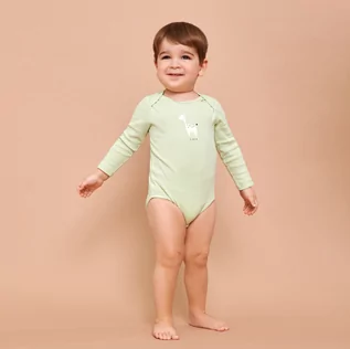 Pajacyki dla niemowląt - Sinsay - Body - Zielony - grafika 1