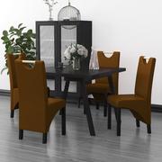 Krzesła - vidaXL Krzesła stołowe 4 szt. brązowe sztuczna skóra 3080191 - miniaturka - grafika 1