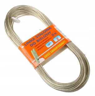 Linka do bielizny 20m stalowa Polcord Extra Stron - Inne artykuły do sprzątania - miniaturka - grafika 1