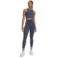 Legginsy - Damskie legginsy do biegania Under Armour UA Run 96 Tights - szare - miniaturka - grafika 1