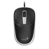 Myszki - Mysz przewodowa, Genius DX-123, czarno-szara, optyczna, 1200DPI - miniaturka - grafika 1