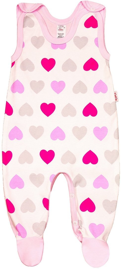 ŚPIOCHY Śpioszki ROZPINANE SERCA 80 KLEKLE