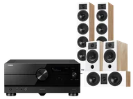 Kino domowe - Yamaha RX-A8A (czarny) + Diva 6 + 3 + 7 (dąb) - miniaturka - grafika 1