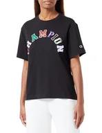 Koszulki i topy damskie - Champion T-Shirt Damski, Czarny, M - miniaturka - grafika 1