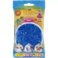 Prace ręczne dla dzieci - Koraliki Do Prasowania 1000 Szt. Hama Niebieski Transparentny - miniaturka - grafika 1