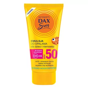 Dax Sun  TRAVEL Emulsja do opalania dla dzieci SPF50 50ml - Balsamy i kremy do opalania - miniaturka - grafika 1