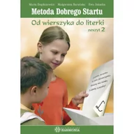 Poradniki dla rodziców - Marta Bogdanowicz, Małgorzata Barańska, Ewa Jakack Od wierszyka do literki 1/2 Metoda dobrego startu - miniaturka - grafika 1